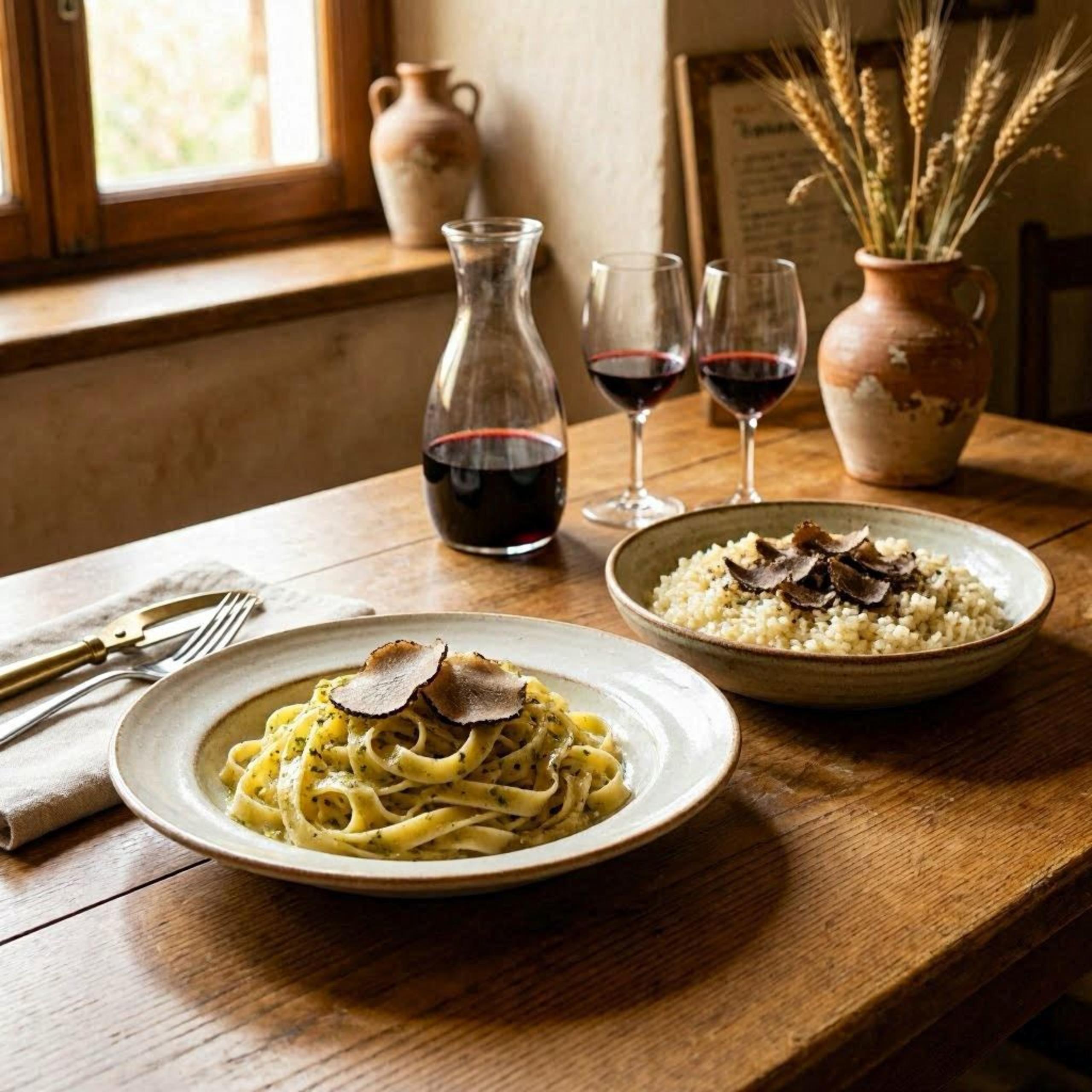 Truffle Dishes of Umbria & Piedmont