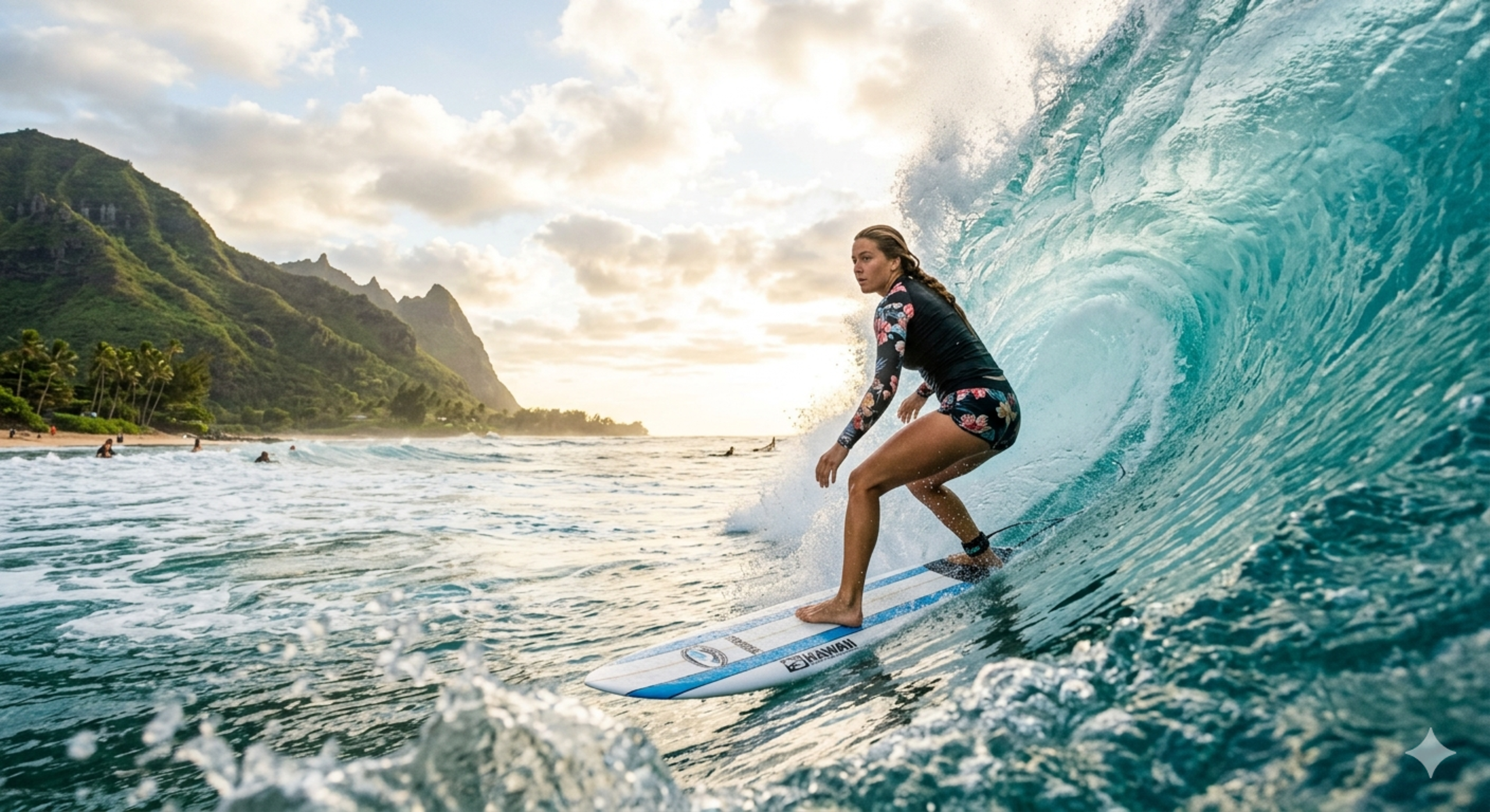 Surfing in Hawaii