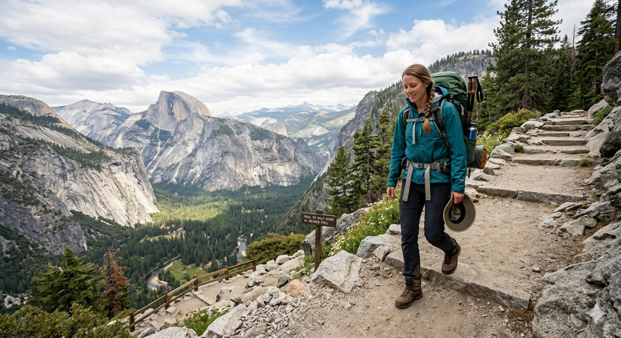 Hiking in Yosemite National Park