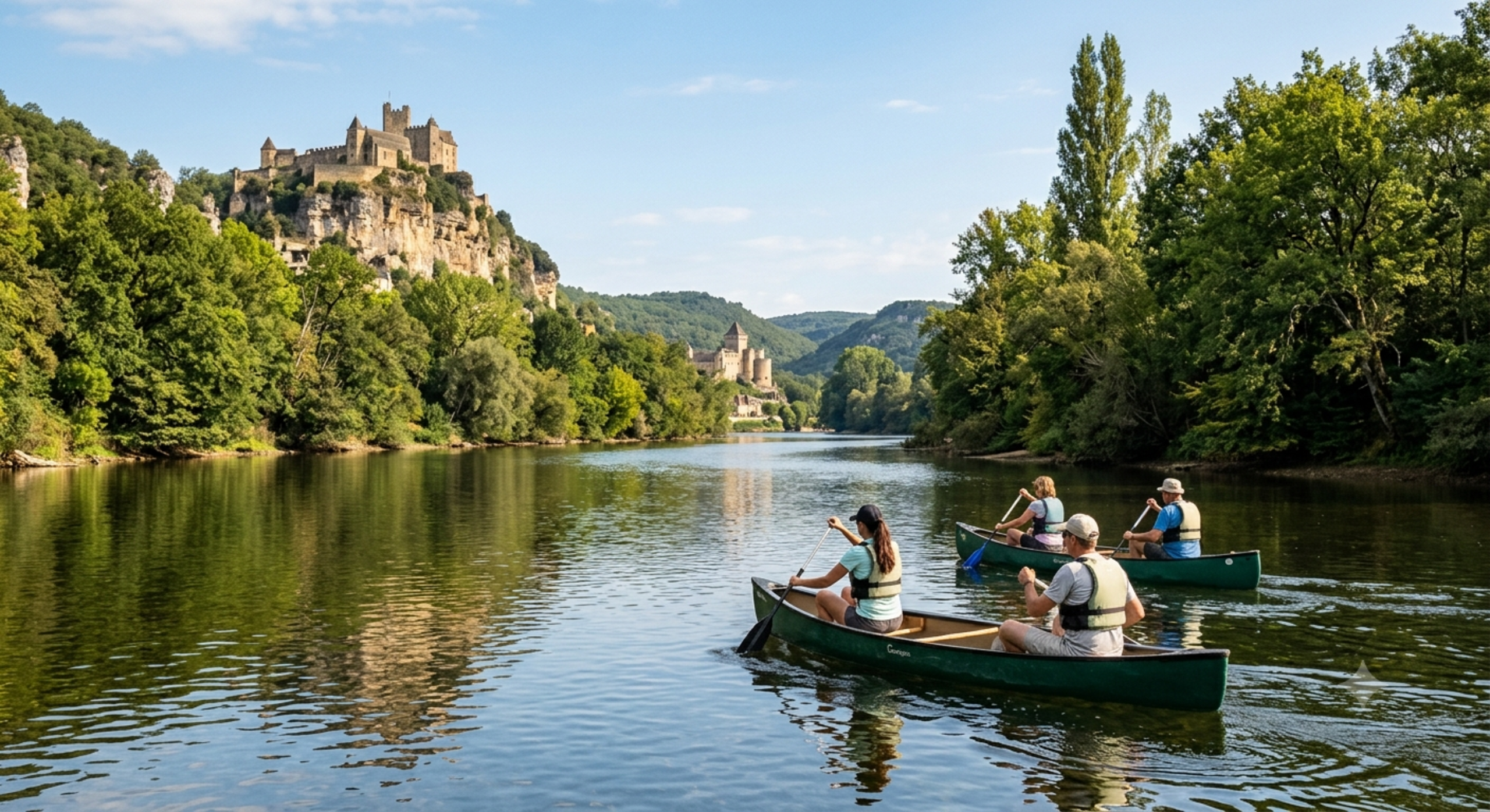 Canoeing the Dordogne River