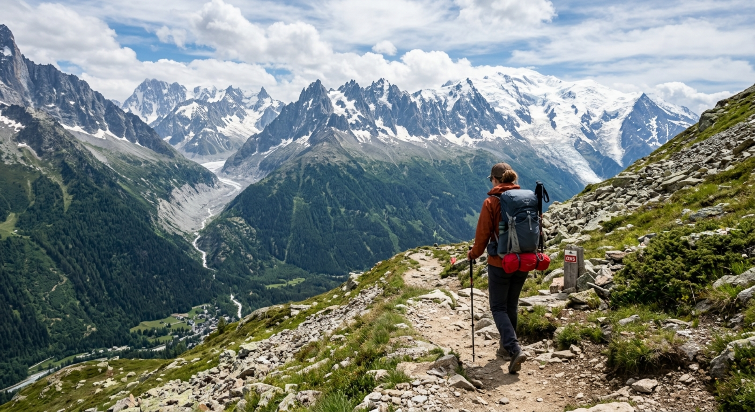 Hiking in the French Alps