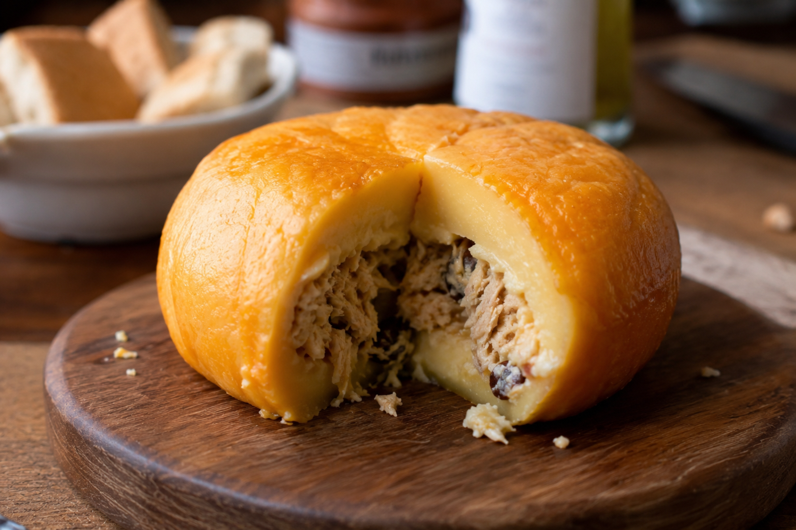 Keshi Yena (Stuffed Cheese)