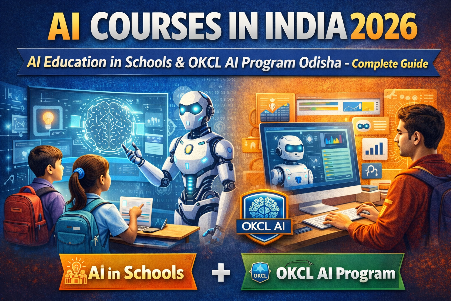 AI Courses in India 2026: AI Education in Schools & OKCL AI Program Odisha – Complete Guide