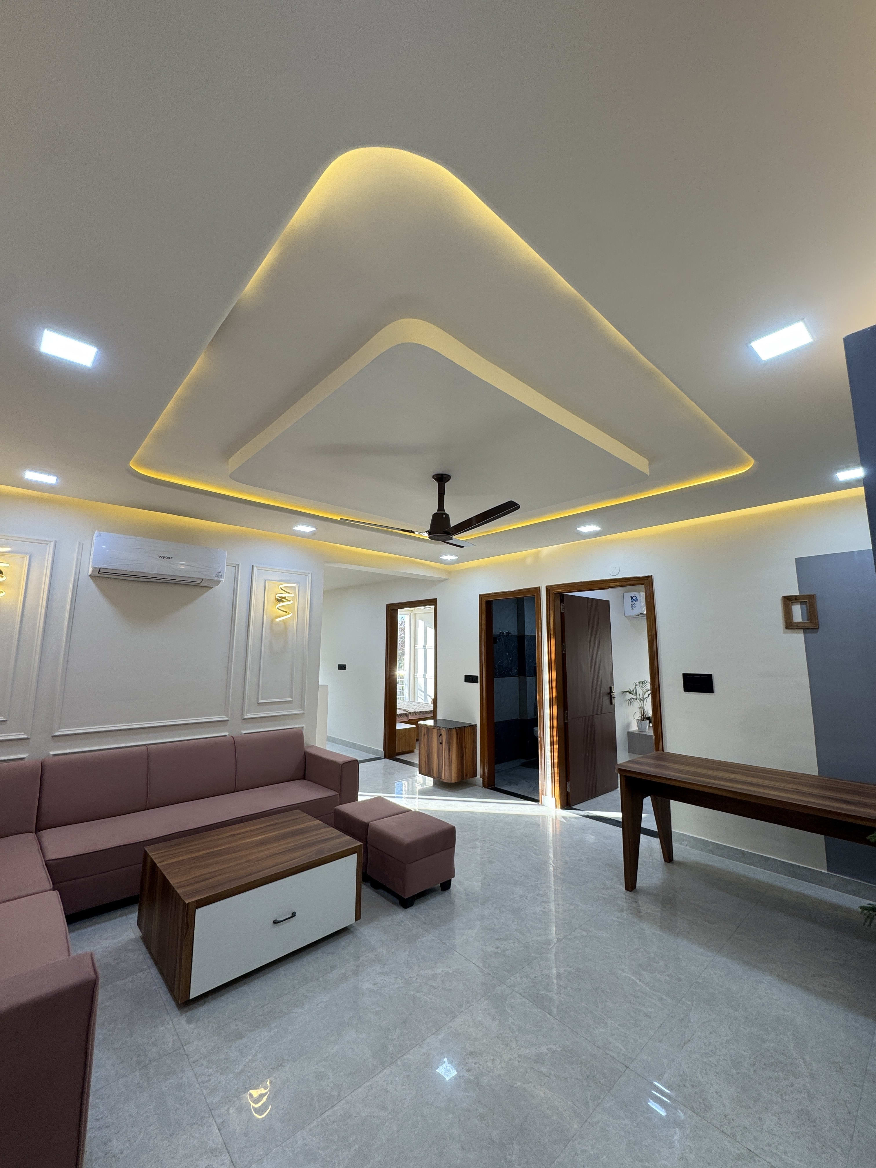 3 BHK furnished interior Brijeshwar Avenue Vaishali Nagar Jaipur