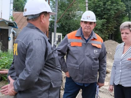 Директор Саратовского филиала "Т Плюс" и мэр Саратова проверили реконструкцию теплосетей