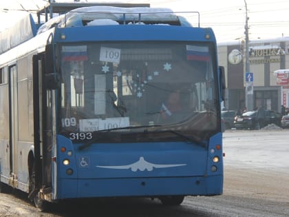 Рождество. В Саратове временно не будут ходить троллейбусы двух маршрутов