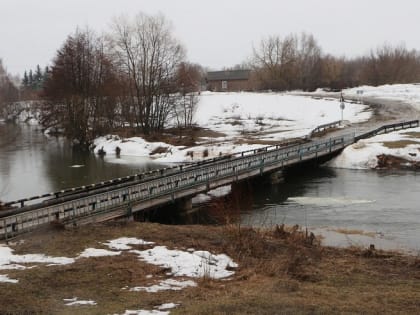 Уровень воды за сутки поднялся в 11 реках по всей области