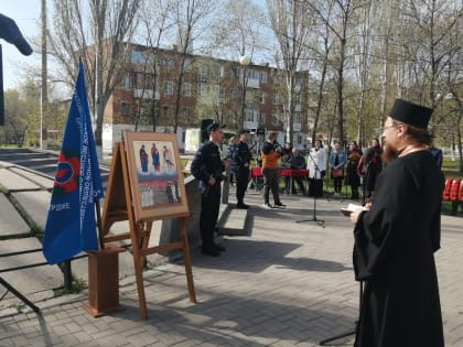 В Свято-Сергиевский храм Покровска принесена икона «Чернобыльский Спас»