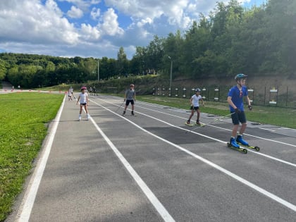 Состоялось торжественное открытие дополнительного участка лыжероллерной трассы на стадионе «Зимний»