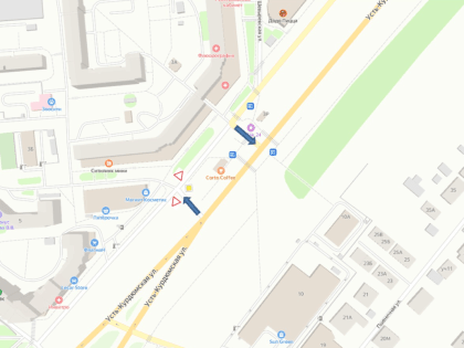 С 17 ноября планируется введение одностороннего движения на участке дороги по улице Усть-Курдюмская