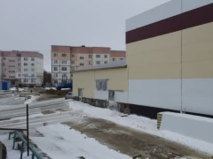 Продолжается строительство универсального спортзала