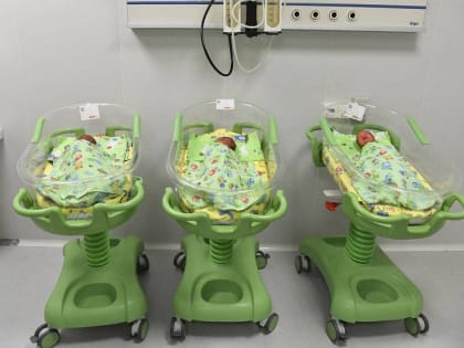 В первые минуты 2023-го в Саратовской области родилась тройня