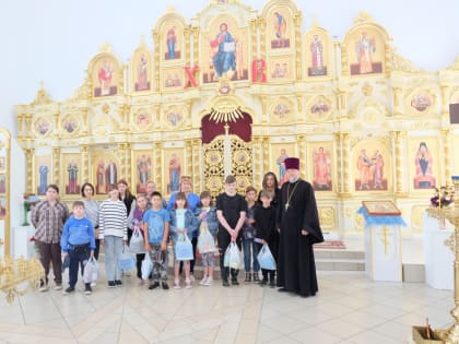 В Петропавловском благочинии завершена акция «Собери ребенка в школу!»