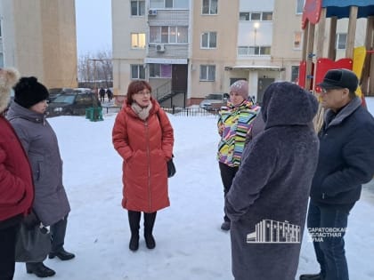 На встречах саратовцев с депутатами рассмотрели вопросы благоустройства