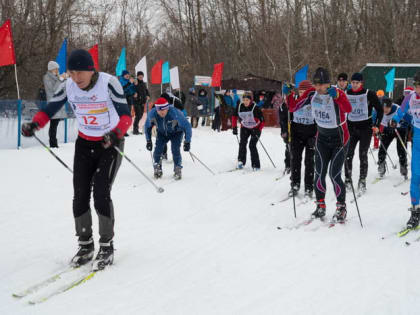 Районные соревнования по лыжным гонкам в с.Павловка Марксовского района