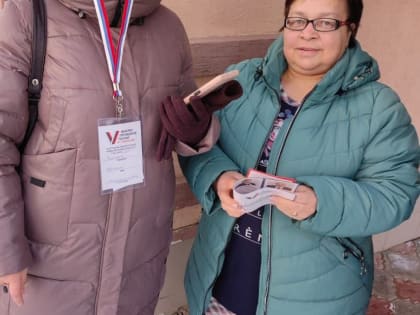 В Советском районе продолжается адресное информирование избирателей членами участковых избирательных комиссий