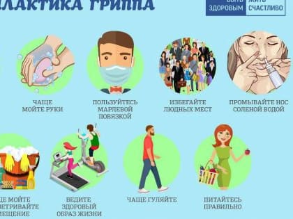 Пять правил профилактики гриппа