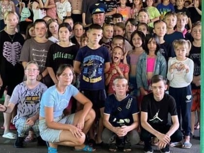 В лагере имени Аркадия Гайдара состоялась встреча с ветераном авиачасти Петровска Павлом КРЯЧЕКОМ