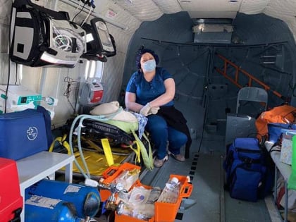 Вертолет санавиации доставил младенца из Москвы в Саратов