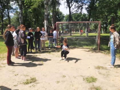 В детском оздоровительном лагере им. А.Гайдара состоялось открытие «Малых Олимпийских игр».