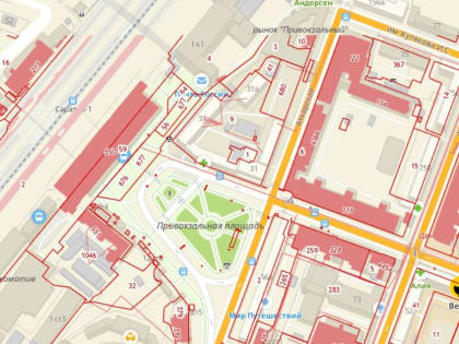 Мэрия изымает землю в районе Привокзальной площади. Пострадает целый ряд магазинов