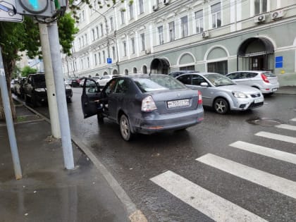 В ДТП на Московской-Октябрьской пострадали оба водителя