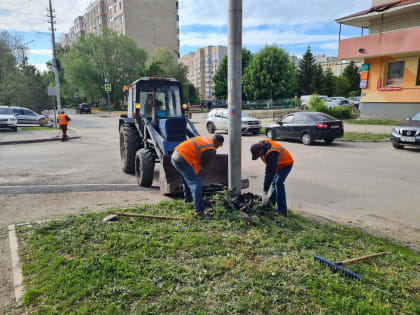 Продолжаются мероприятия по благоустройству Кировского района