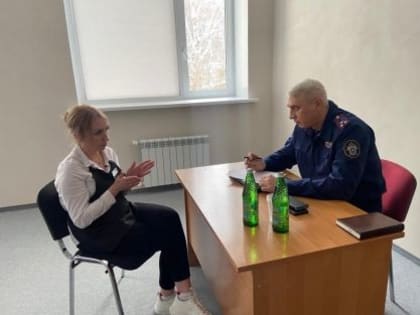 Руководитель следственного управления Анатолий Говорунов провел личный прием граждан