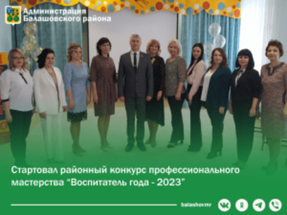 Открытие XV районного конкурса профессионального мастерства «Воспитатель года – 2023»