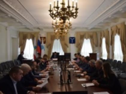 Состоялось штабная тренировка при угрозе и возникновении чрезвычайных ситуаций, вызванных резким повышением паводковых вод