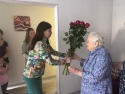 В Заводском районе поздравили с Днем рождения ветерана Великой Отечественной войны