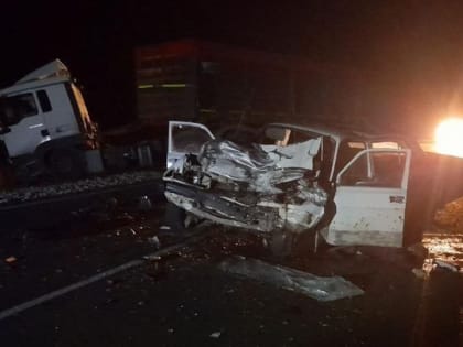На саратовской трассе в столкновении с фурой погиб водитель "Волги"