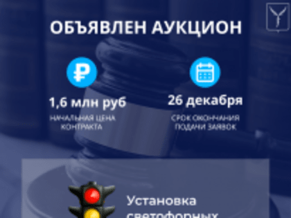 Объявлен аукцион