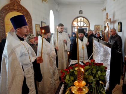 Епископ Тарасий совершил погребение ктитора храма