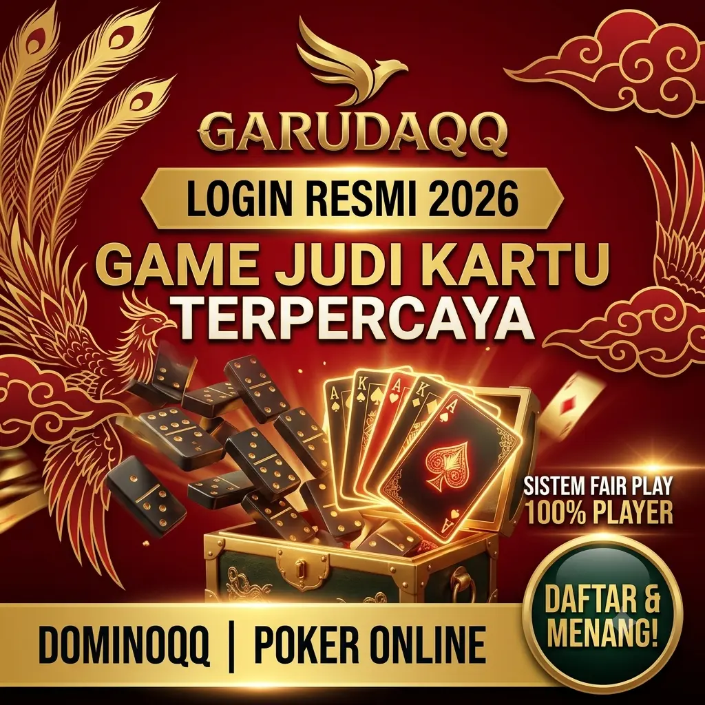 GarudaQQ | Login Game Judi Kartu DominoQQ dan Poker Online Terpercaya 2026