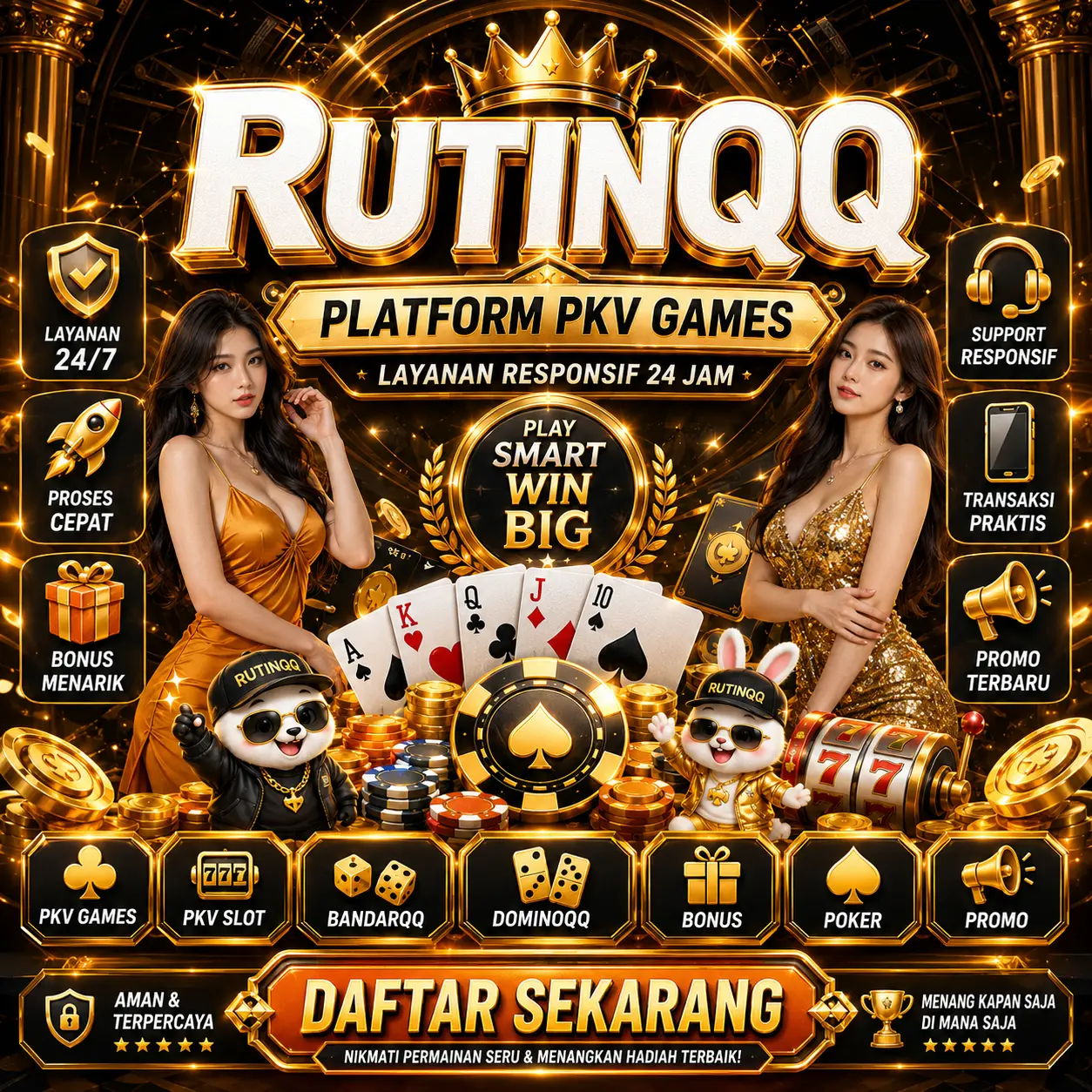 RutinQQ || Platform PKV Games Online Terpercaya dengan Layanan Responsif 24 Jam