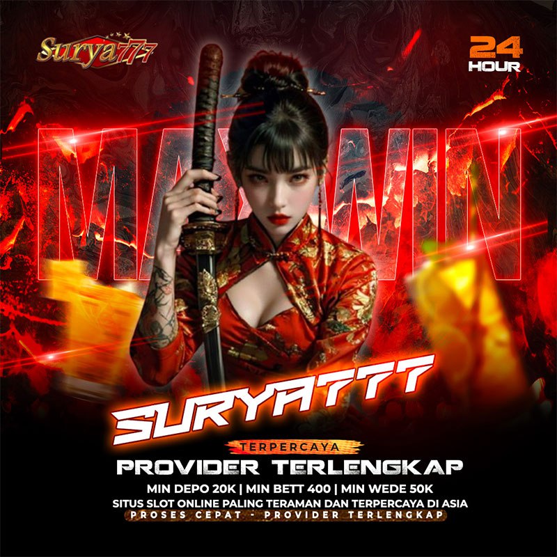 Surya777 Provider Situs Slot Online Terlengkap & Terpercaya