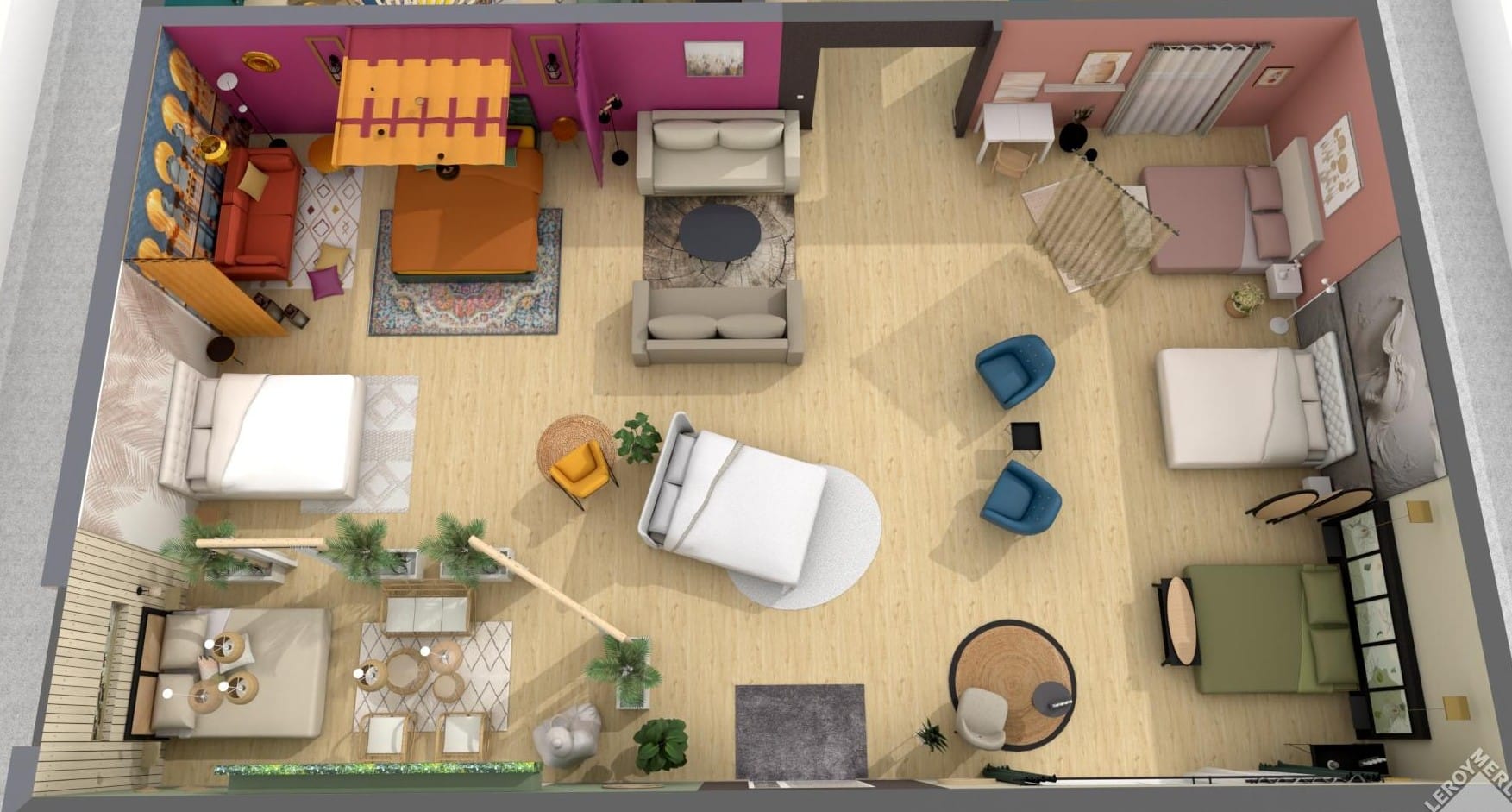 Vue du showroom