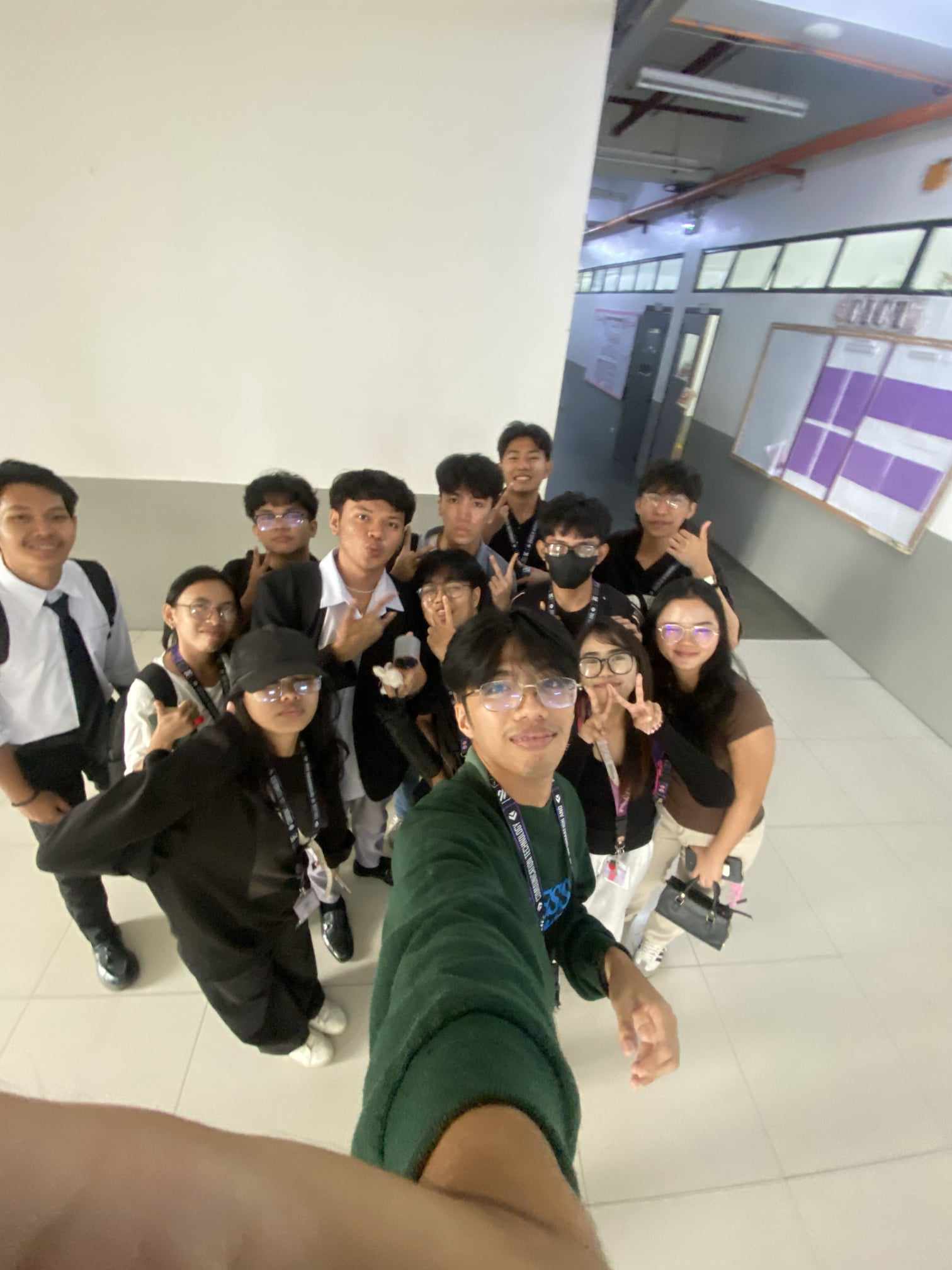 CICT Students at an Event