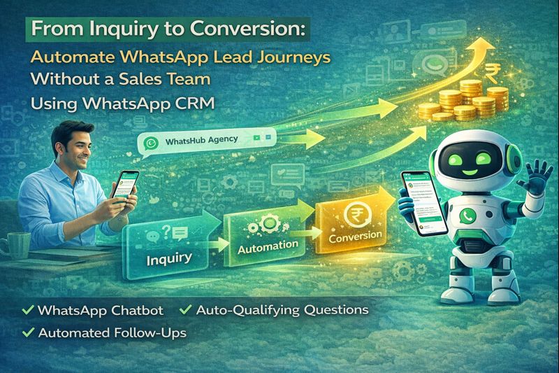 From Inquiry to Conversion: Automate WhatsApp Lead Journeys (No Sales Team)