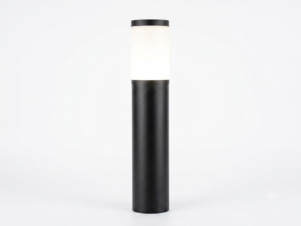 Solar round led bollard light