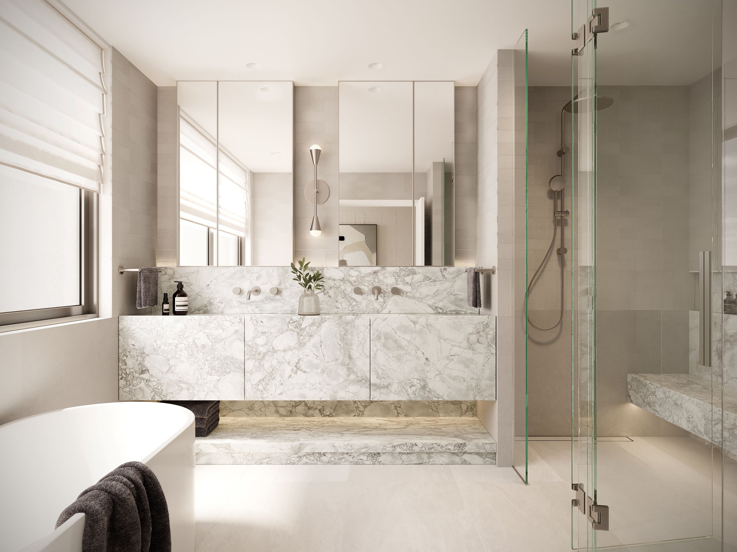 Ōtium Interior Bathroom