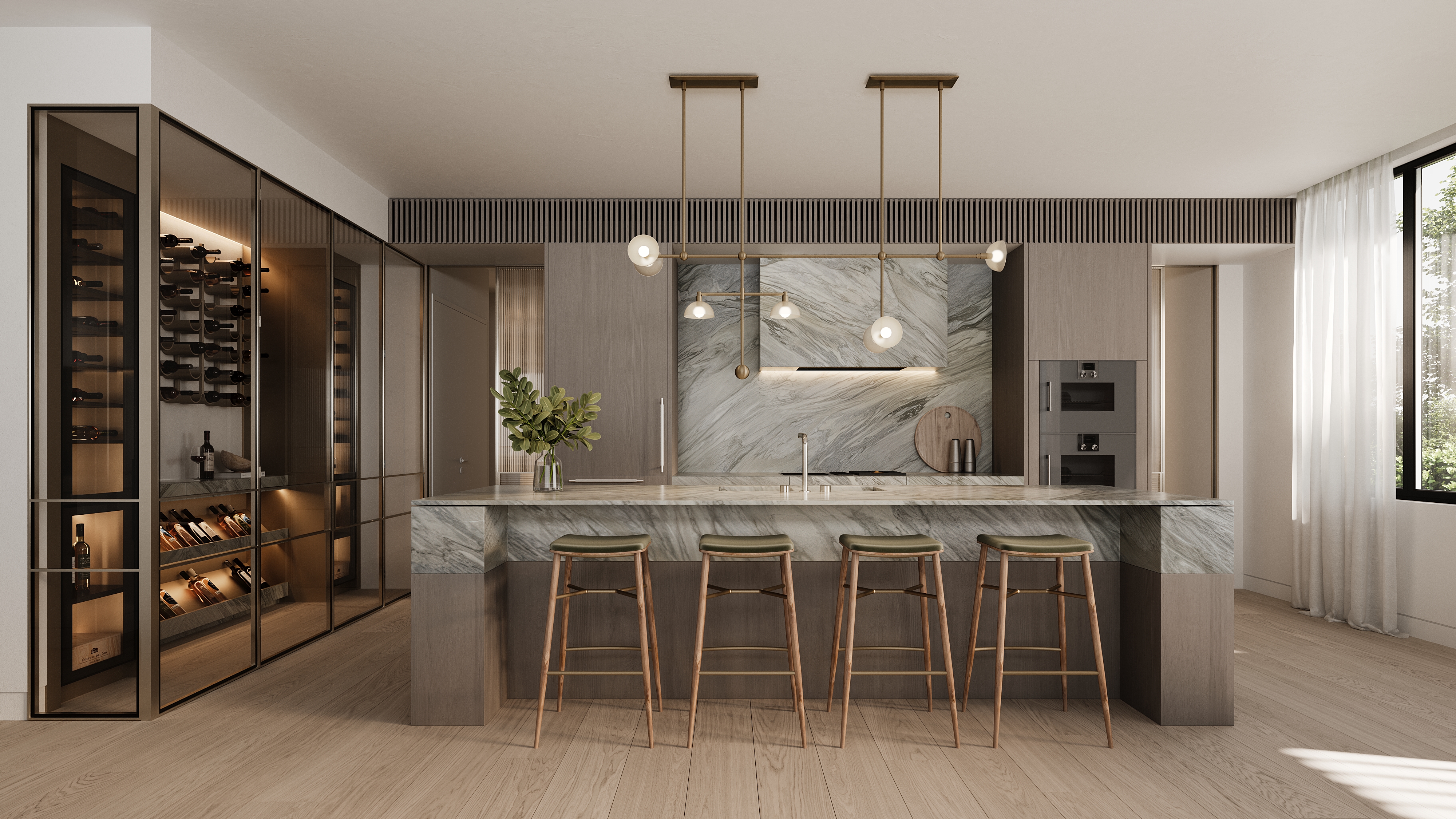Ōtium Kitchen Interior