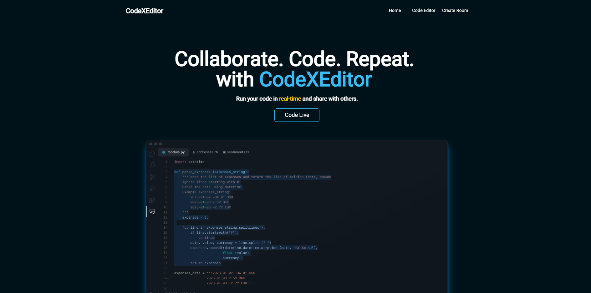 CodeXEditor