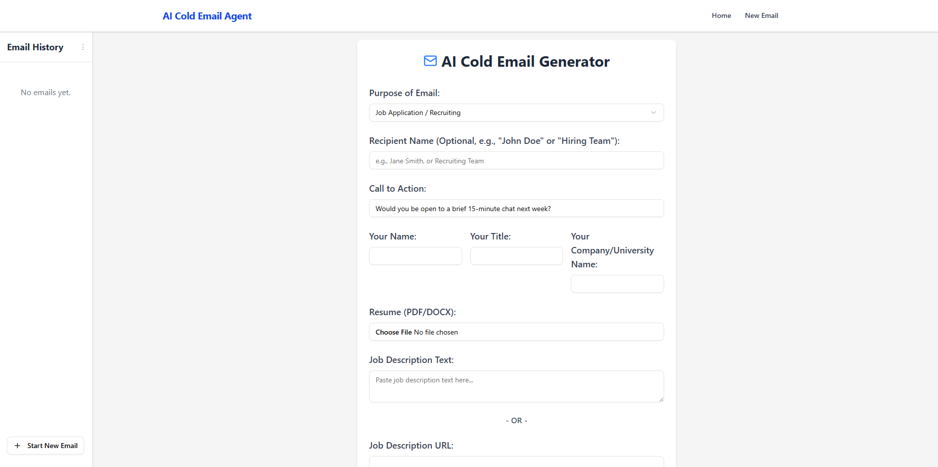 AI Cold Mail Agent
