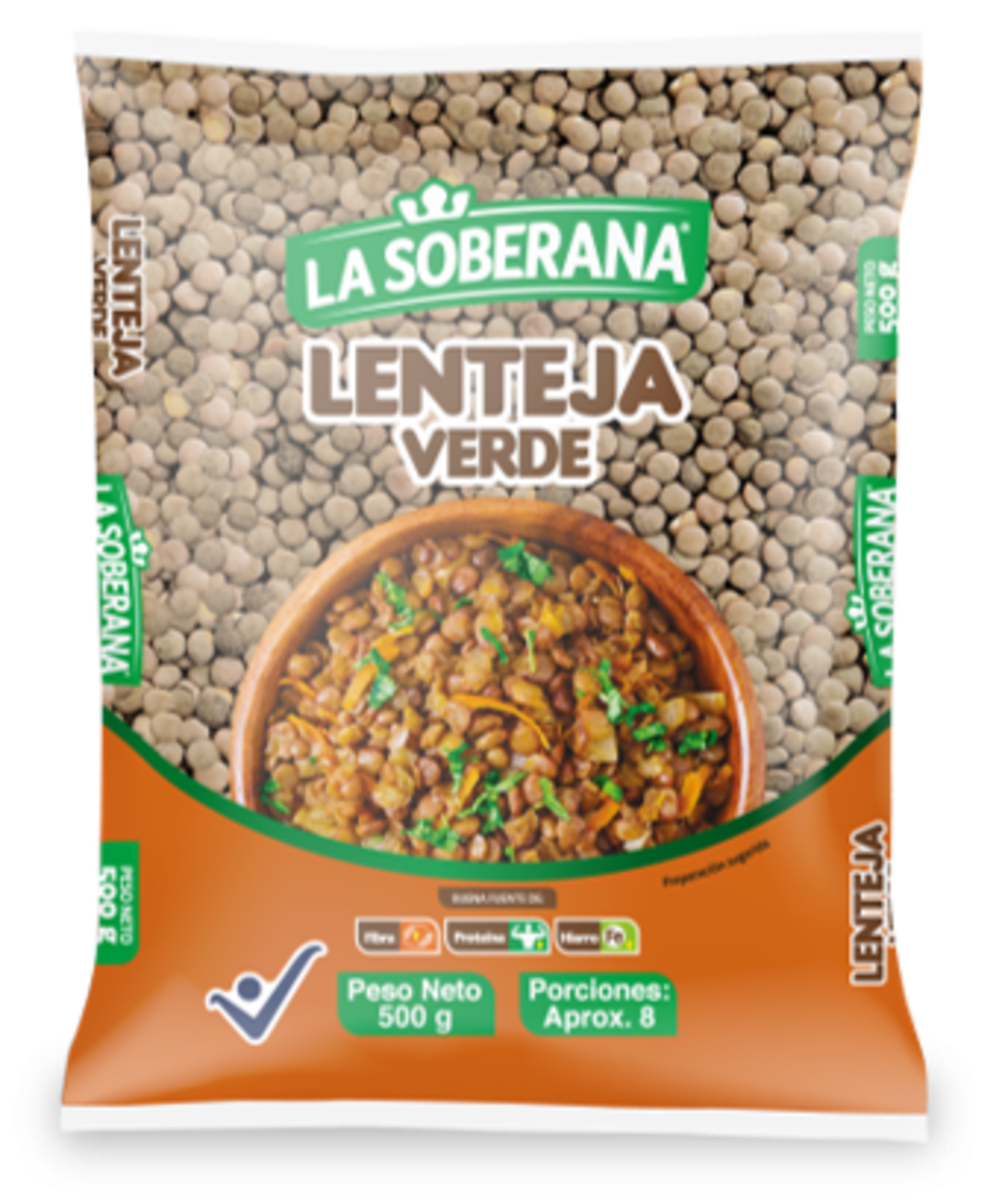 LENTEJA SOBERANA 460 GRAMOS x 25
