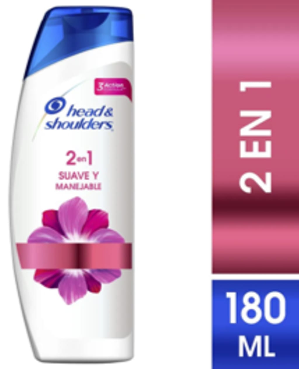 CHAMPU H&S 2EN1 SUAVE Y MANEJABLE 180 ML