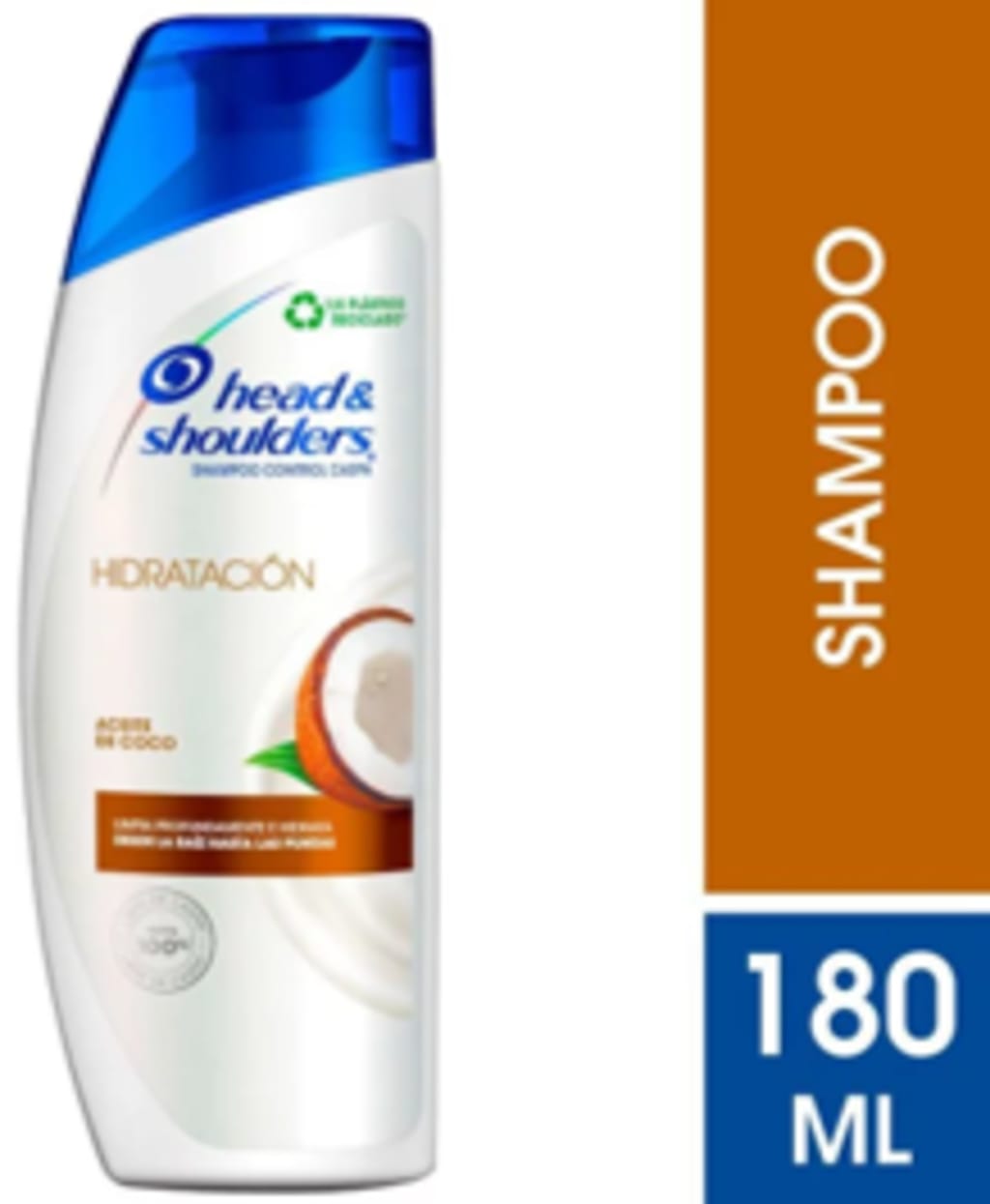 CHAMPU H&S HIDRATACION ACEITE DE COCO 180 ML