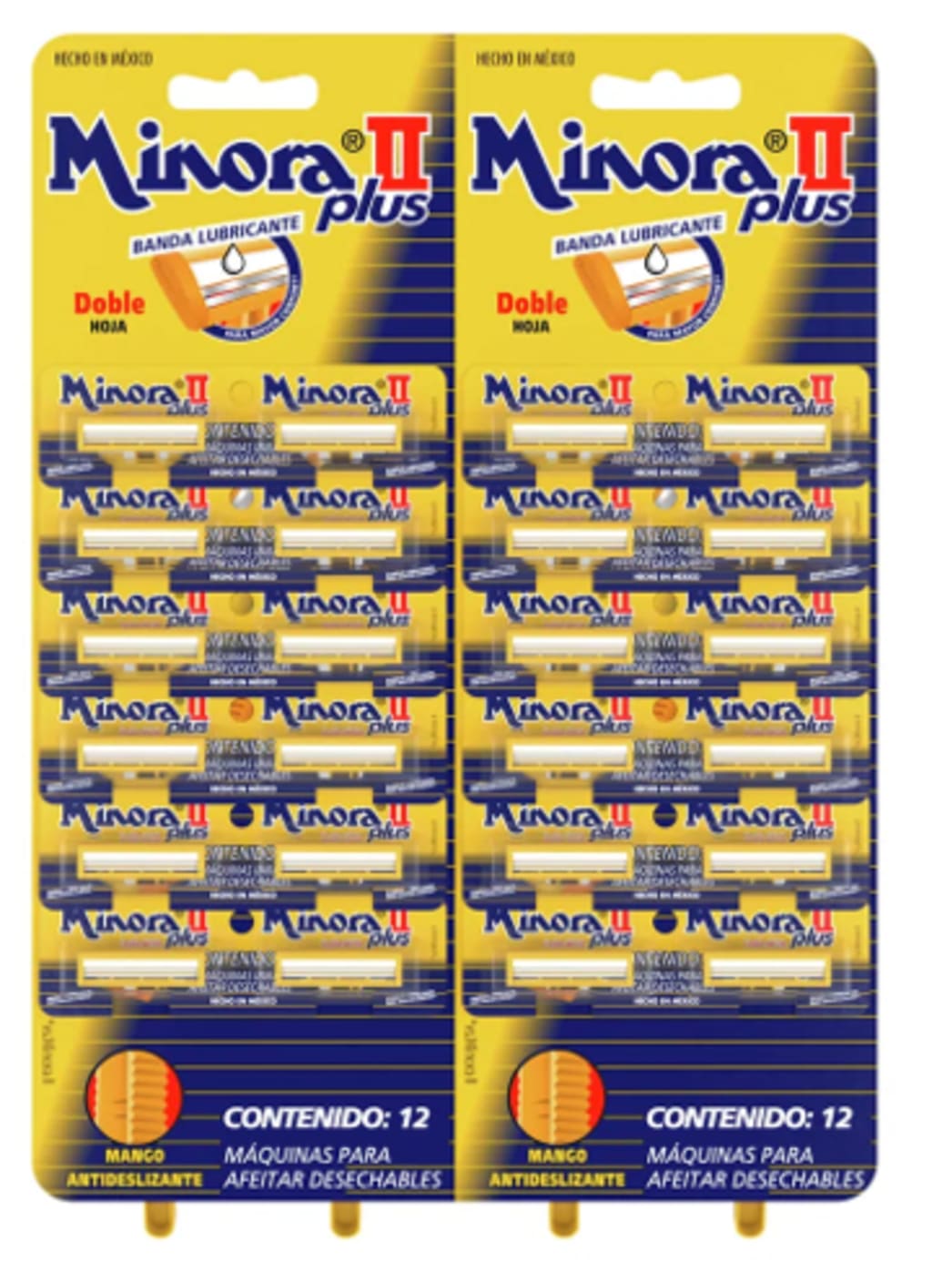 MAQUINA MINORA II PLUS AMARILLA x 24 UND (DISPLAY)