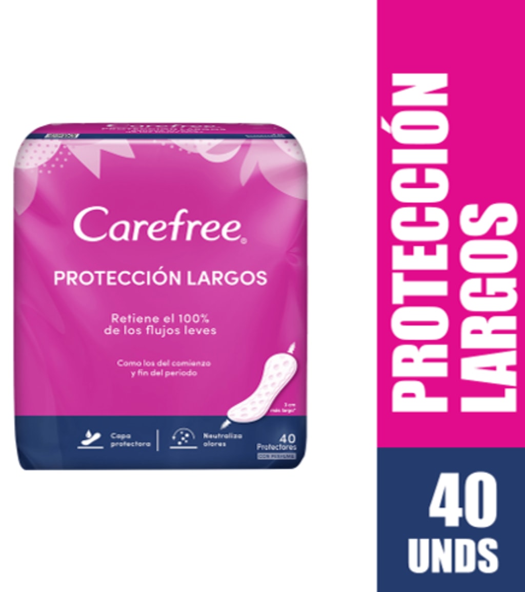 PROTECTOR CAREFREE LARGOS 40 UNDS